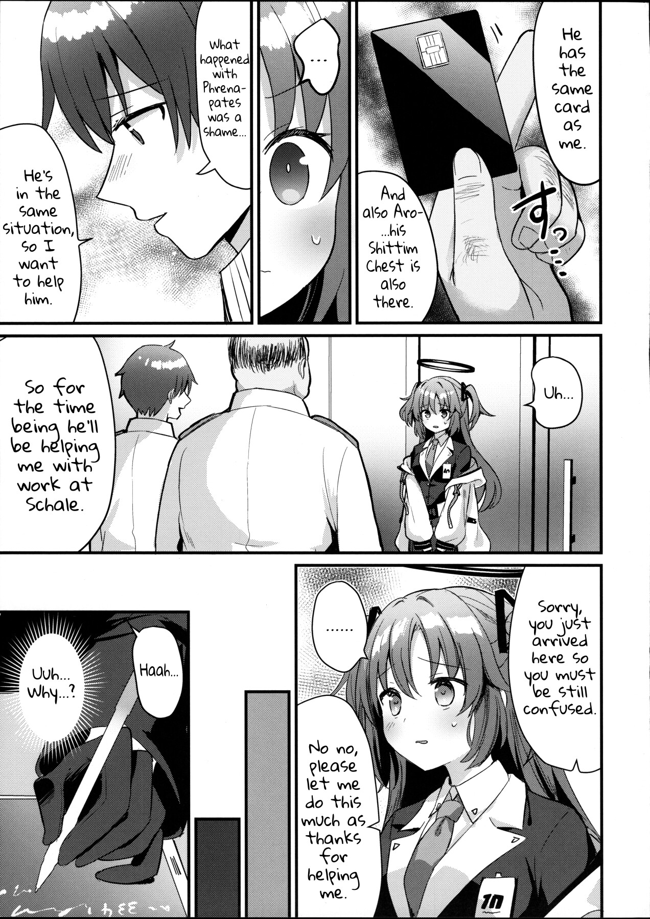 Hentai Manga Comic-A book about a teacher who is so fat and creepy that he destroyed Kivotos, and who rapes Yuuka from another world with NTR-Read-4